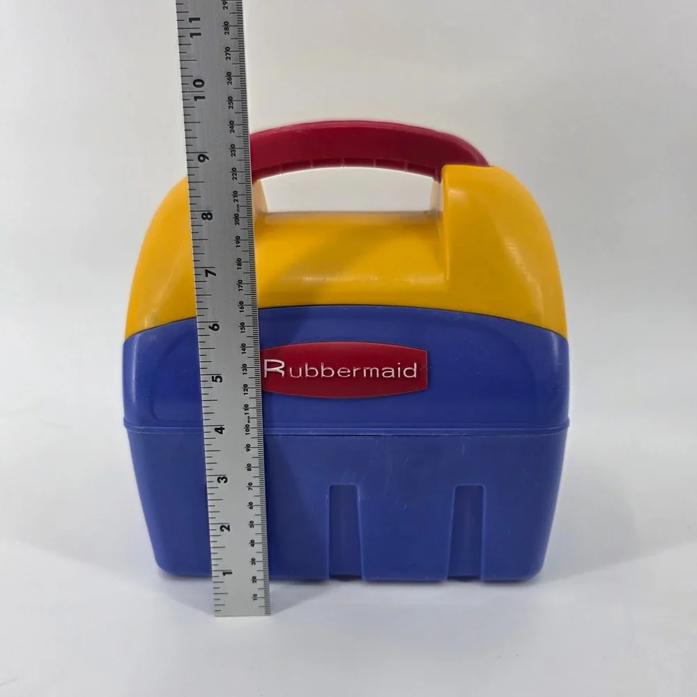 Vintage Rubbermaid Lunch Box Cooler Model 1301 Retro Made in USA